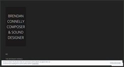 Desktop Screenshot of brendanconnelly.com