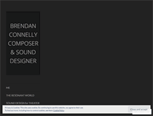Tablet Screenshot of brendanconnelly.com
